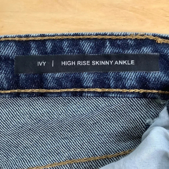 BUFFALO DAVID BITTON Ivy Acid Wash High Rise Skinny Ankle Size 30 - Picture 12 of 16